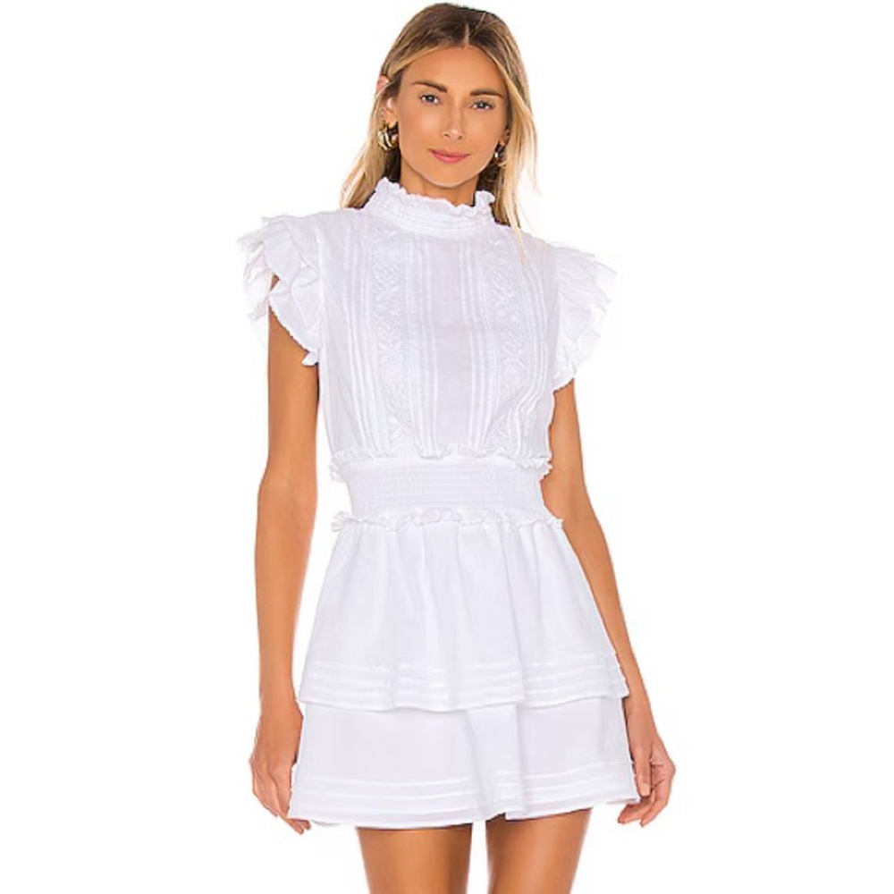 Cleobella Versailles Mini Dress | White